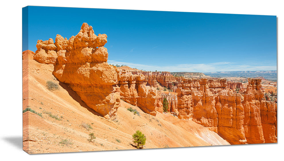 Beautiful Bryce Canyon, Landscape Canvas Art Print, 32"x16"