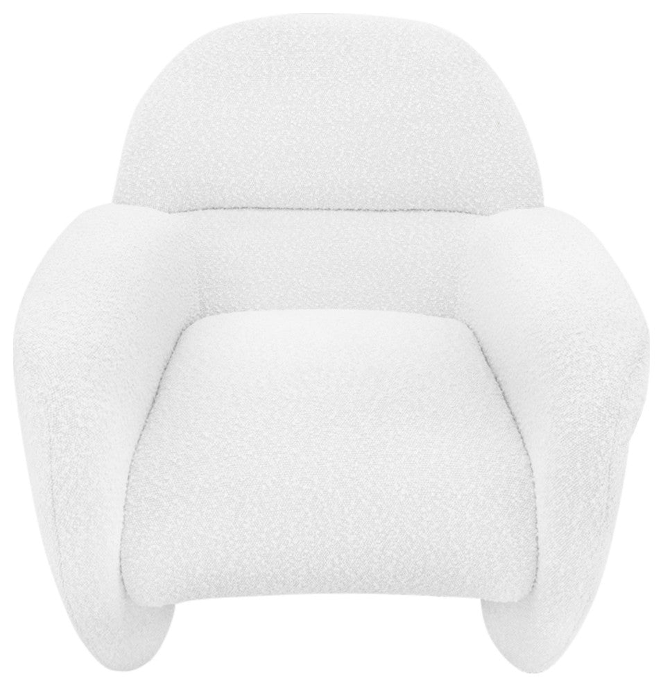 Club Accent Arm Chair, Ivory