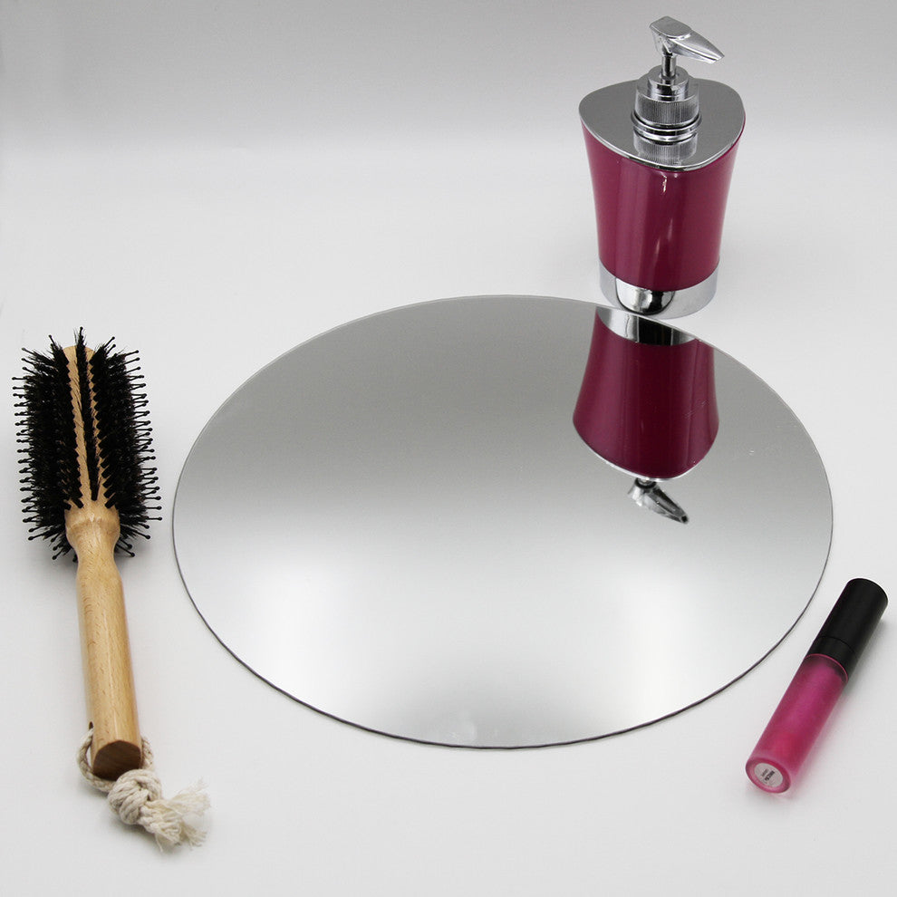 Big Decorative Wall Self Adhesive Shaped Mirrors - Set of 4
