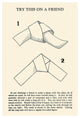 "Try This on a Friend - 5 Equal Sides" Paper Print by Retromagic, 17"x24"