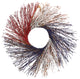 Nearly Natural W1214 24 Americana Twig Wreath Red White and Blue