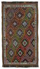 Rug N Carpet - Handwoven Anatolian 5' 4'' x 9' 10'' One-of-a-Kind Wool Kilim Rug