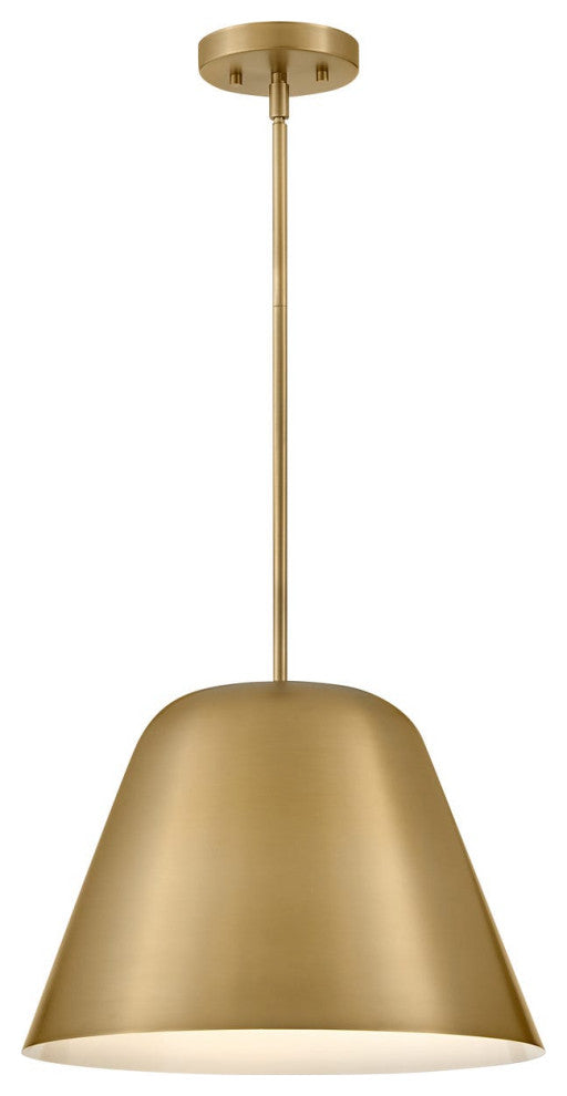 Lark Madi 16" Medium Pendant Light, Lacquered Brass