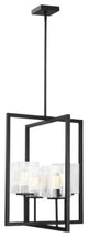 Sea Gull Mitte 4-Light Small Hall/Foyer Light 5241504EN7-112, Midnight Black