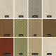 Dot Design 3/8" Thick Indoor Area Rug Carpet, Celedon, 8x8