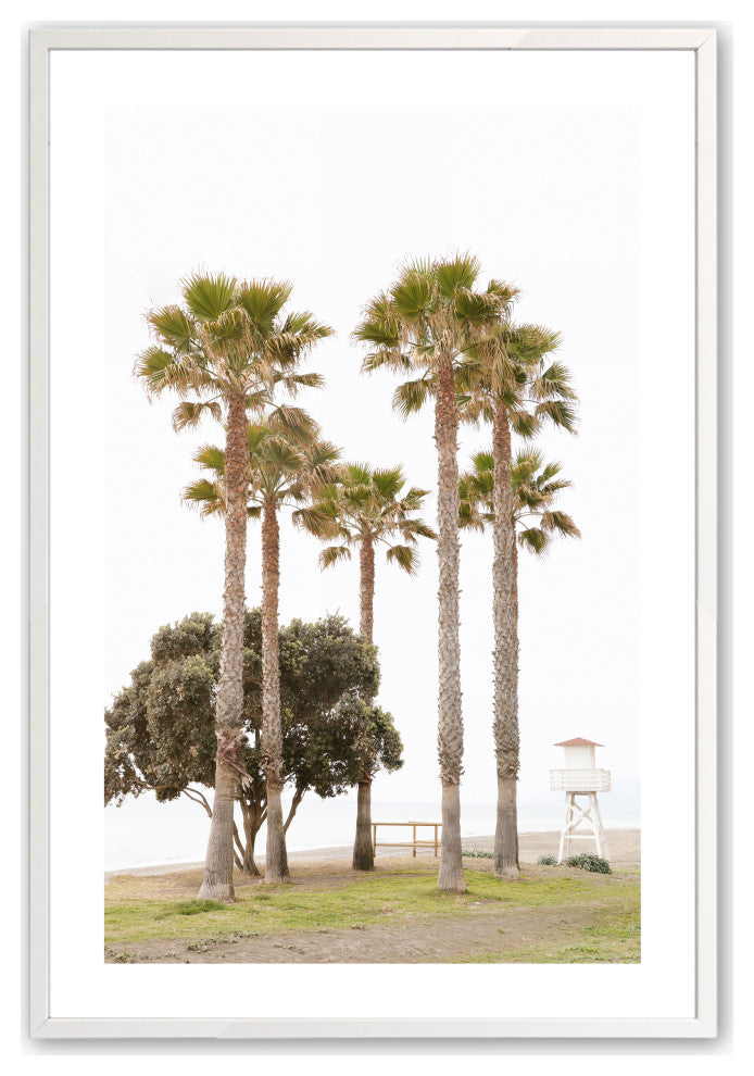 Opaque White 11" x 14" Serene Ambience Framed Print