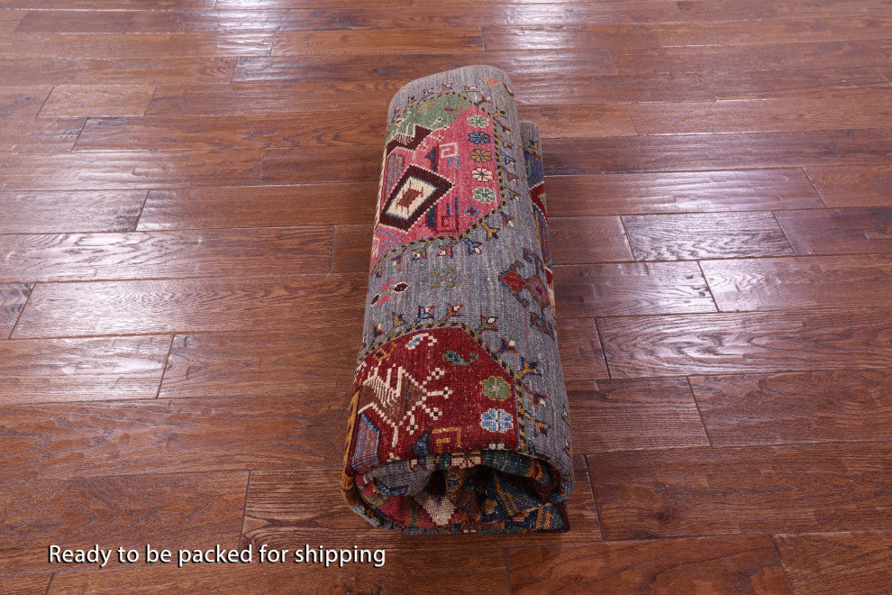 5' 9" X 7' 10" Fine Turkmen Ersari Handmade Rug - Q12474