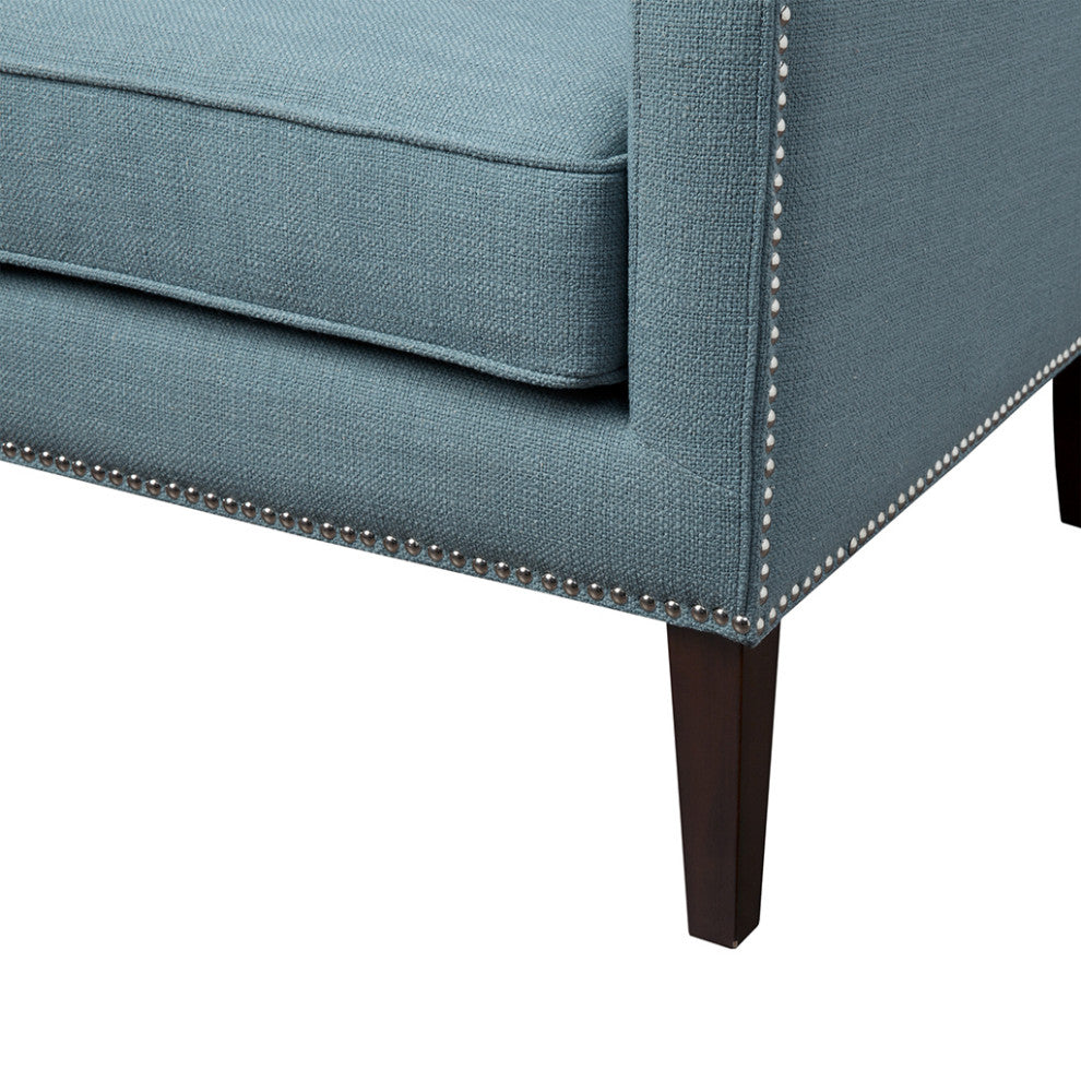 Madison Park Accent Chair Armchair for Living Room, Blue
