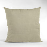 Oyster Solid Shiny Velvet Luxury Throw Pillow, Double sided 26"x26"
