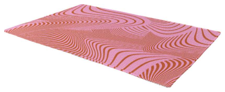 Gabriela Fuente Pink Future Area Rug, 8'x10'