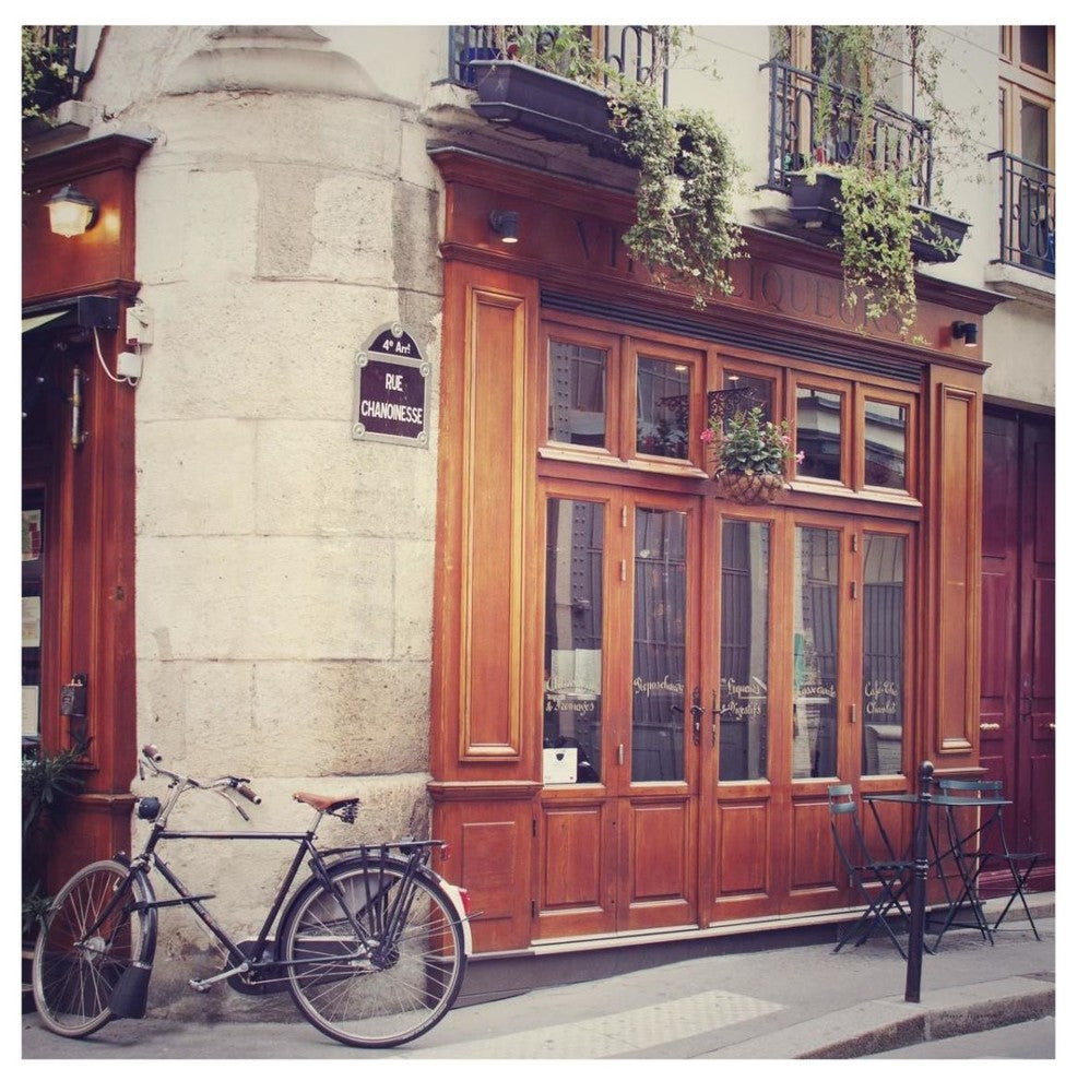 "Rue Chanoinesse" Digital Paper Print by Laura Marshall, 32"x32"