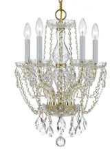 Crystorama Lighting Group 1129-CL-MWP Traditional Crystal 5 Light - Polished