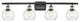 Innovations 516-4W-BAB-G124-6-LED 4 Light Bath Vanity Light, Black Antique Brass