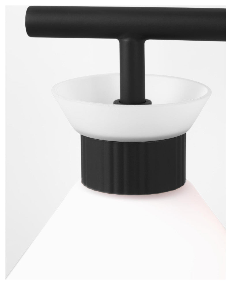 Belcarra 4 Light Bath, Midnight Black