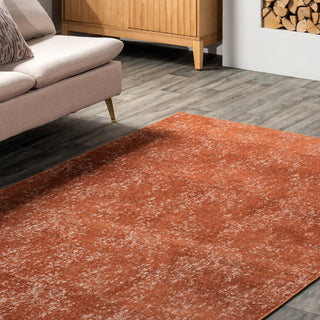 Nuloom Elspeth Casual Faded Washable Rug, Burnt Orange 7' 3" x 9' 3"