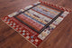 Persian Gabbeh Tribal Hand Knotted Wool Rug 5' 0" X 6' 9" Q10375