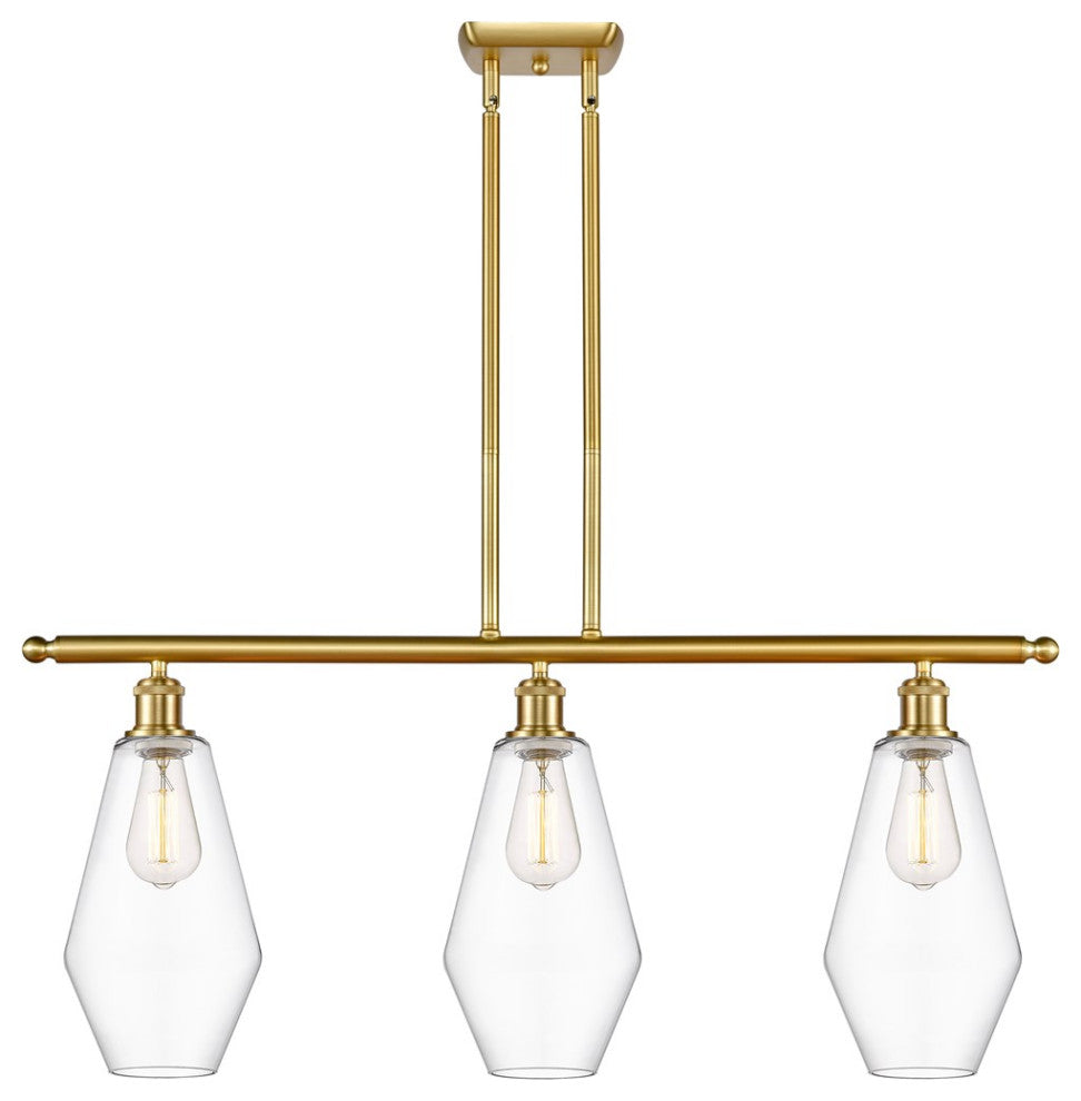 Innovations Cindyrella 3-Light Island Light 516-3I-SG-G652-7, Satin Gold