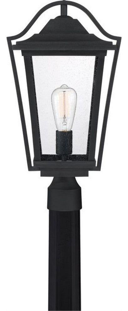 Quoizel DRS9011EK One Light Outdoor Post Mount, Earth Black Finish