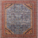 Ahgly Company Indoor Square Mid-Century Modern Area Rugs, 5' Square