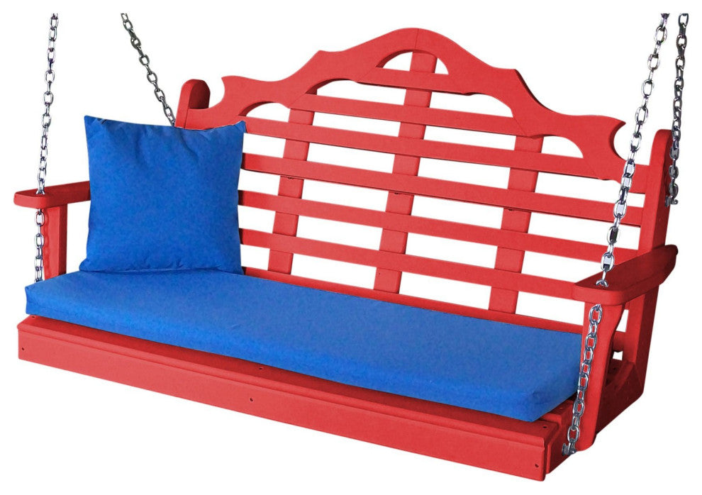 Poly Marlboro Swing, Bright Red, 5 Foot