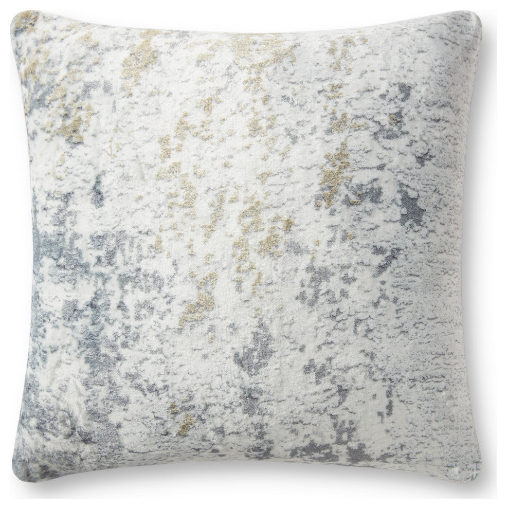 Loloi PLL0063 Grey / Multi 18" x 18" Cover Only Pillow