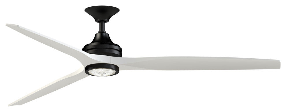 Fanimation Spitfire DC-KIT-72-LK Spitfire DC 72" 3 Blade Indoor / - Black /