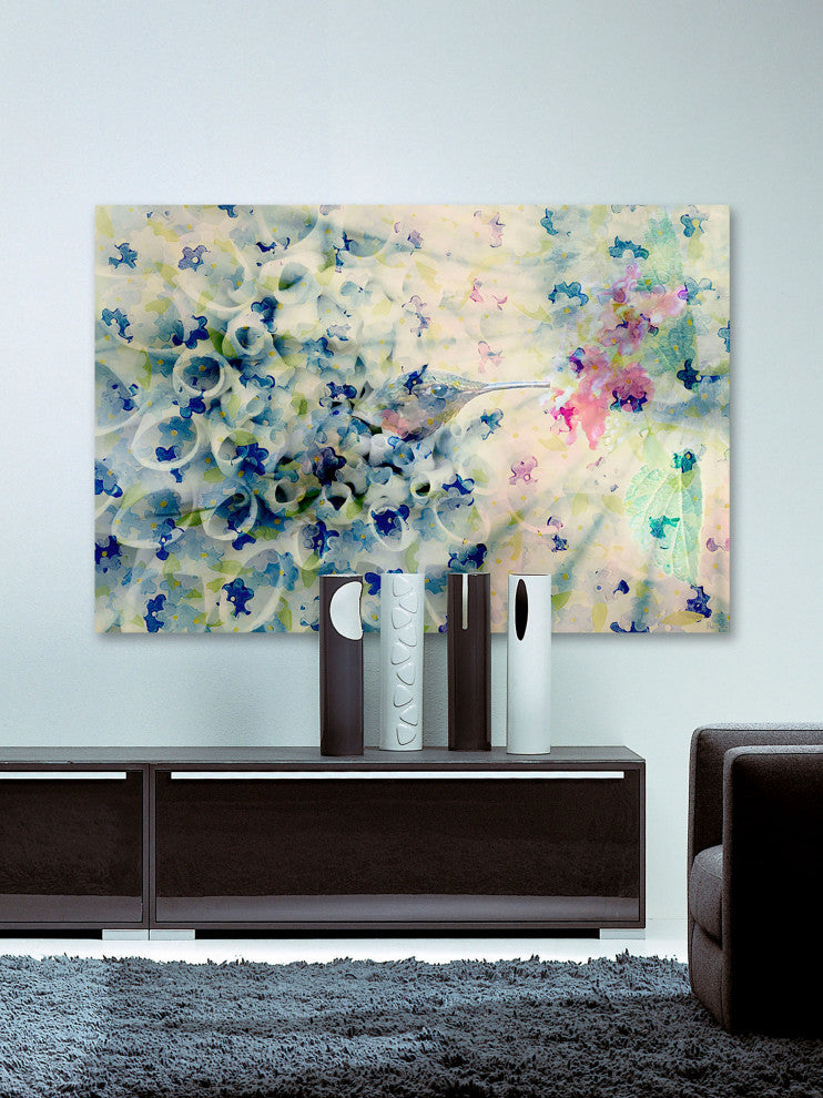 "Humming" Fine Art Canvas Print, 24"x16"