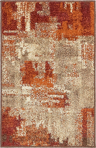 Unique Loom Multicolored Autumn Cinnamon 2' 0 x 3' 0 Area Rug