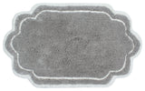 Allure Collection Absorbent Cotton Machine Washable Rug 21"x34", Gray