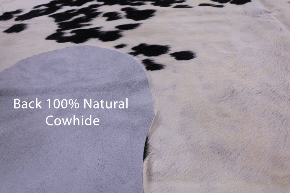 Organic Natural Hair-On Cowhide Area Rug 7' 4" X 6' 6" C1619