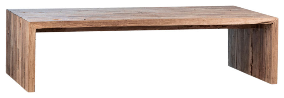 Camila 60" Rectangular Reclaimed Teak Waterfall Coffee Table