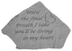"Until the Final Breath" Garden Stone