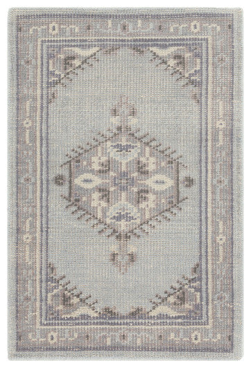 Surya Zahra ZHA-4028 3'6"x5'6" Rug, Light Gray/Violet/Black/Taupe