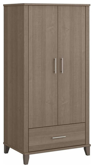 Somerset Tall Kitchen Pantry Cabinet in Ash Gray - Engineered Wood