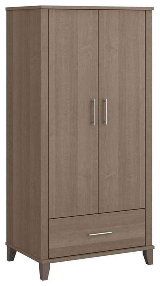 Somerset Tall Kitchen Pantry Cabinet in Ash Gray - Engineered Wood