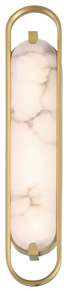 Noga, Vanity , 24", Gold, Alabaster