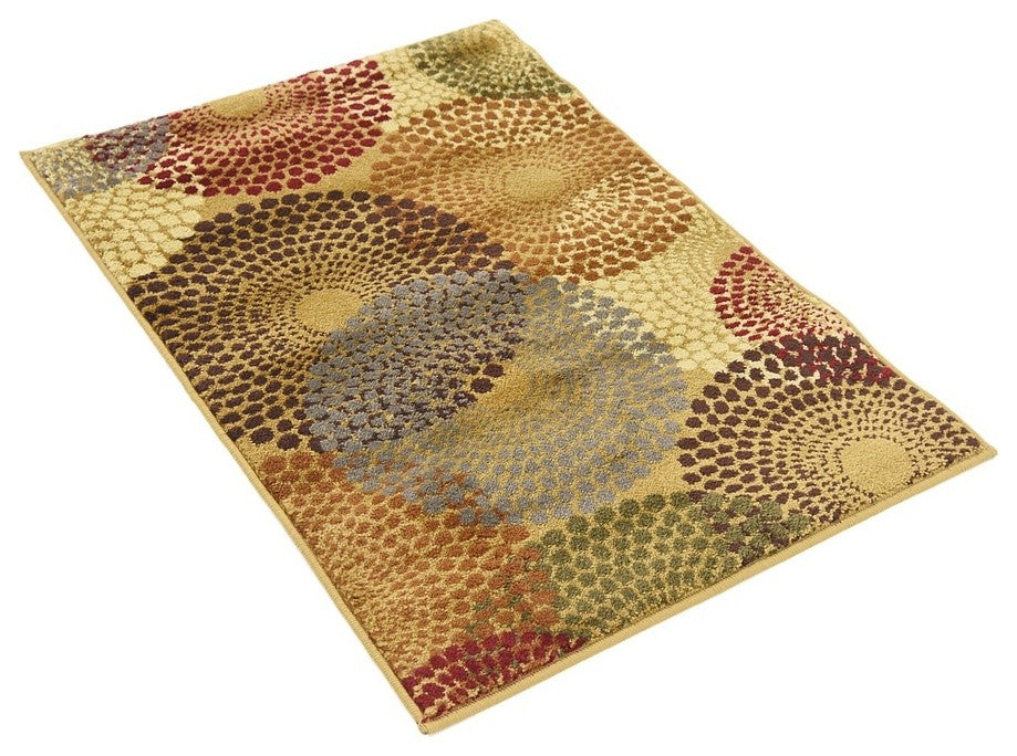 Unique Loom Beige Barista Java 2' 2 x 3' 0 Area Rug