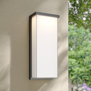 LED Light 8 in. Powder Coated Black Outdoor