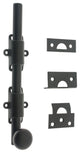 Genuine Solid Brass 8" Heavy Duty Surface Bolt, Oil-Rubbed Bronze