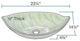 P906 Colored Glass Vessel Sink