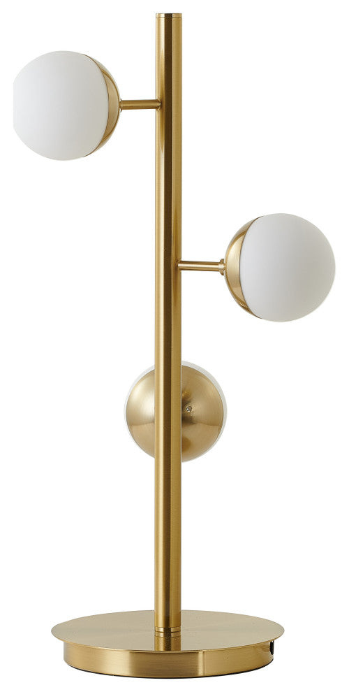 Gold Orb Table Lamp