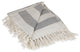 DII Gray / Off White Cabana Stripe Throw