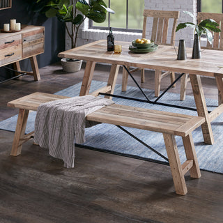 INK+IVY Sonoma Dining Bench, Natural, Natural, Bench
