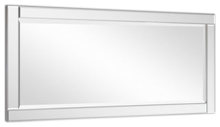 Modern Beveled Wall Mirror, 24"x54"