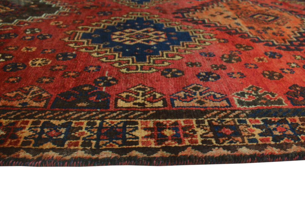 Fine Vintage Distressed Tatum Red Rug