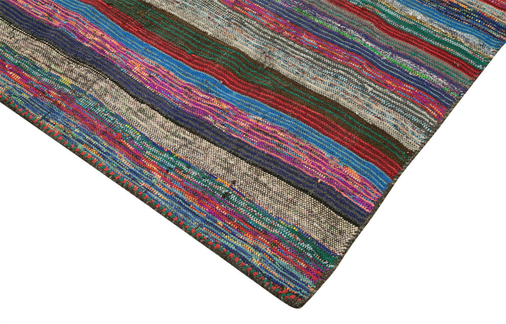 Rug N Carpet - Handwoven Anatolian 5' 8'' x 8' 0'' Tribal Wool Kilim Rug
