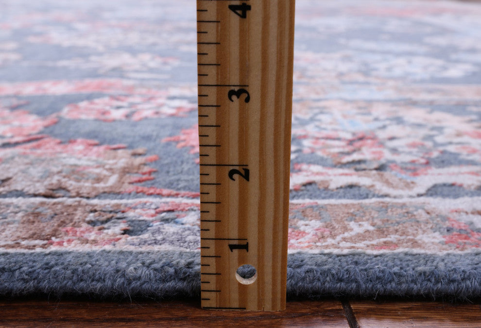 8' 1" X 10' 1" Persian Wool and Silk Handmade Rug Q7103
