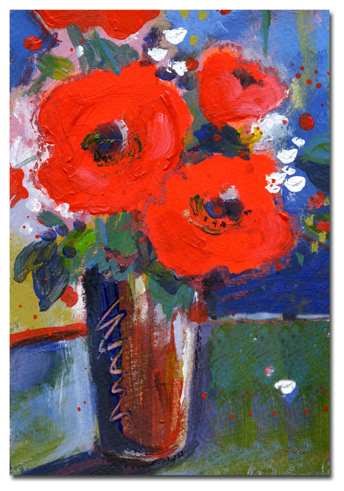 ''Bouquet II'' Canvas Art by Sheila Golden