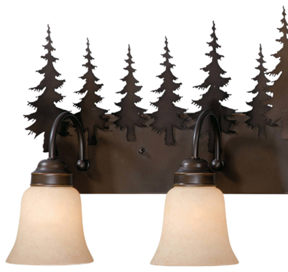 Vaxcel Lighting VL55504BBZ Yosemite 4 Light 33"W Bathroom Vanity - Burnished