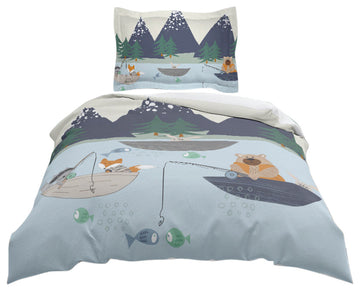 Outdoor Critters Fishing Comforter